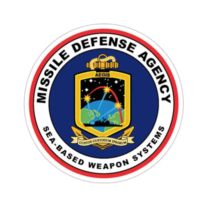 Missile Defense Agency AEGIS Ballistic (U.S. Navy) STICKER Vinyl Die-Cut Decal 3 Inch - The Sticker Space