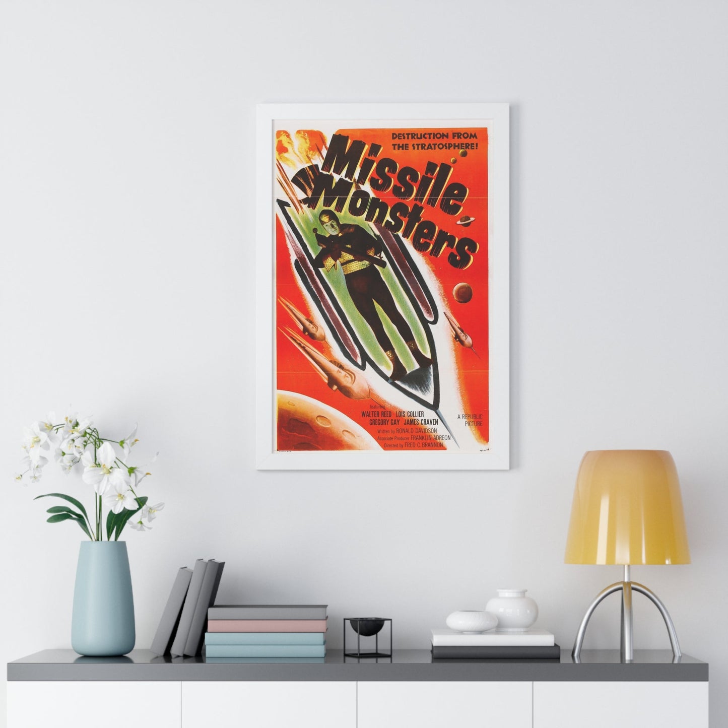 MISSILE MONSTERS 1958 - Framed Movie Poster-The Sticker Space