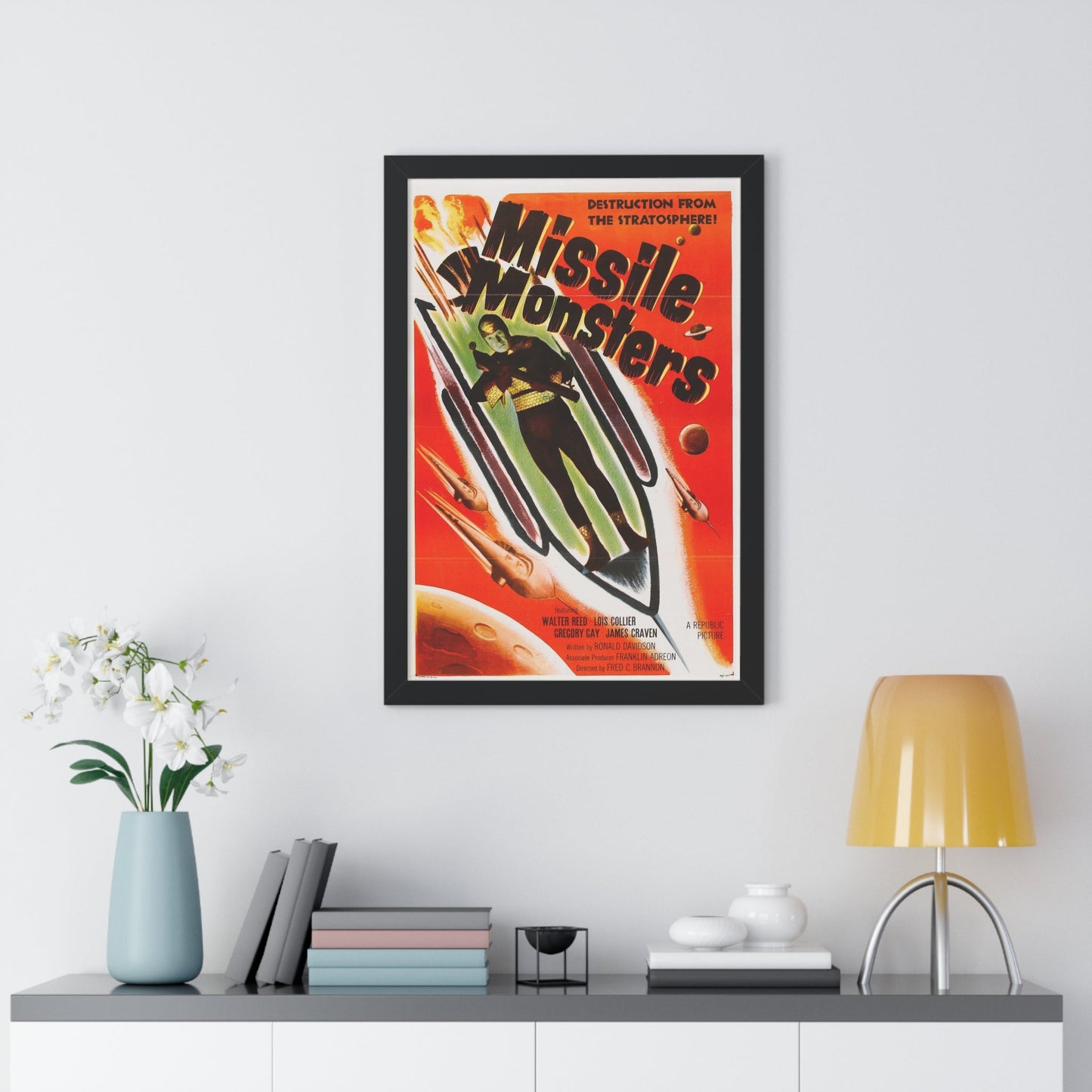 MISSILE MONSTERS 1958 - Framed Movie Poster-The Sticker Space