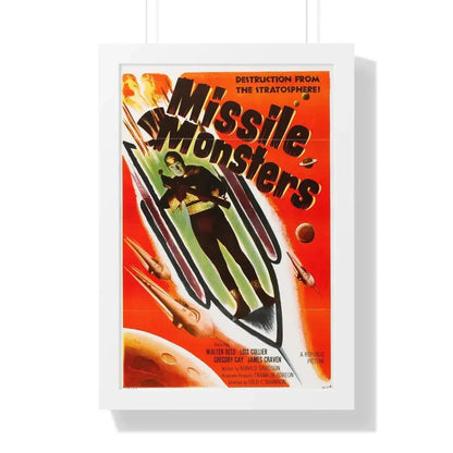 MISSILE MONSTERS 1958 - Framed Movie Poster - The Sticker Space