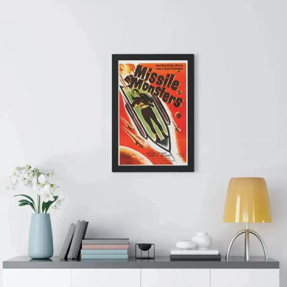 MISSILE MONSTERS 1958 - Framed Movie Poster - The Sticker Space