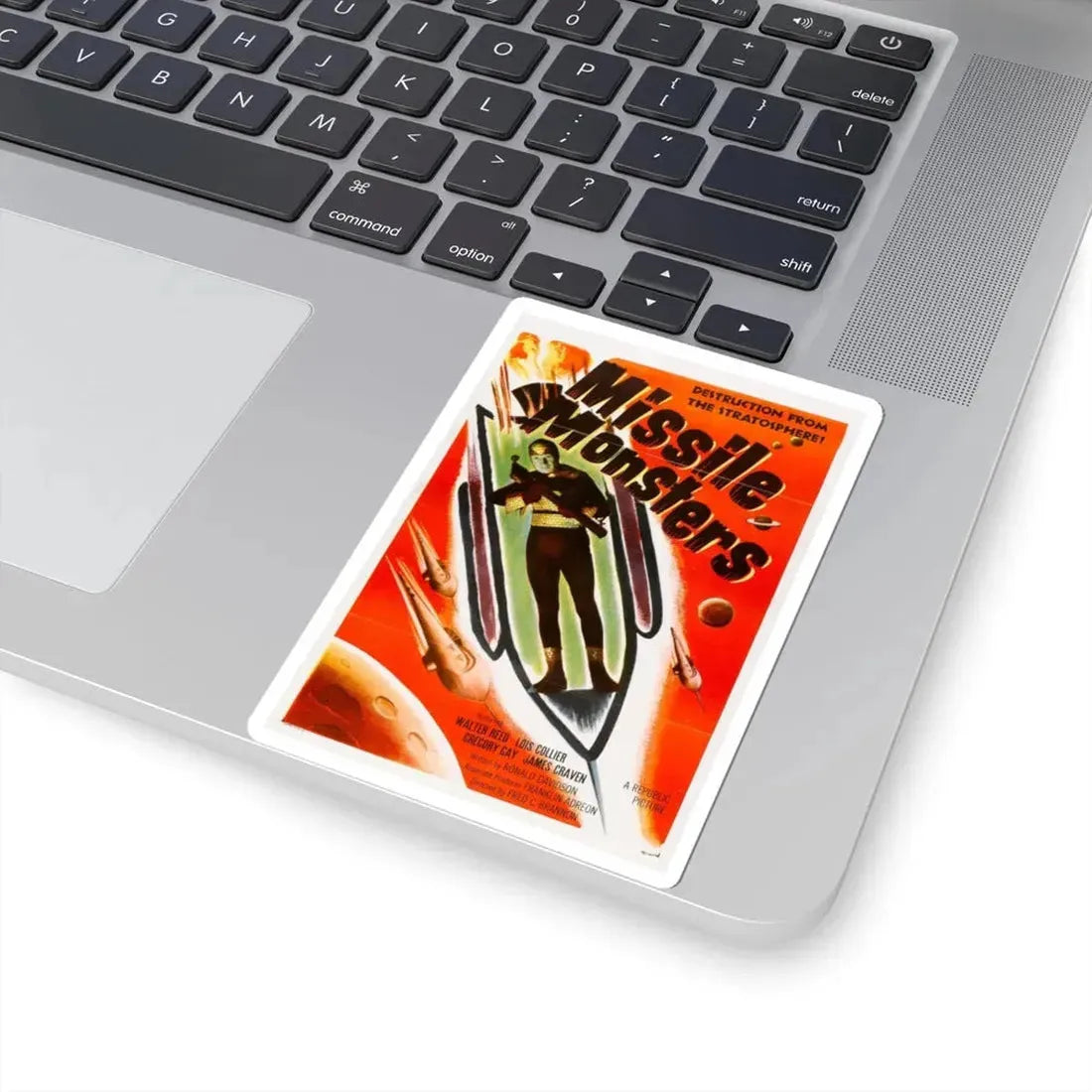MISSILE MONSTERS 1958 Movie Poster - STICKER Vinyl Kiss-Cut Decal - The Sticker Space