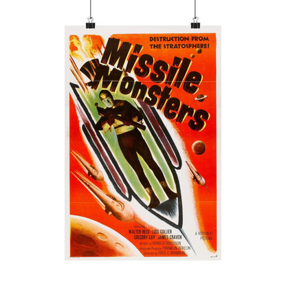 MISSILE MONSTERS 1958 - Paper Movie Poster-12″ x 18″-The Sticker Space