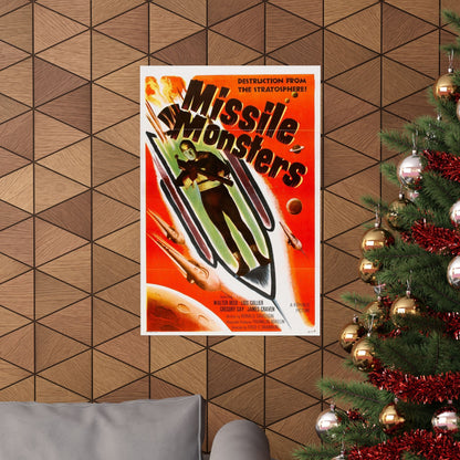 MISSILE MONSTERS 1958 - Paper Movie Poster-The Sticker Space