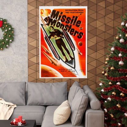 MISSILE MONSTERS 1958 - Paper Movie Poster-The Sticker Space