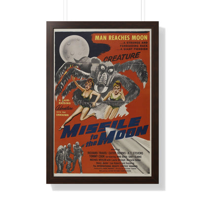 MISSILE TO THE MOON 1958 - Framed Movie Poster-20" x 30"-The Sticker Space