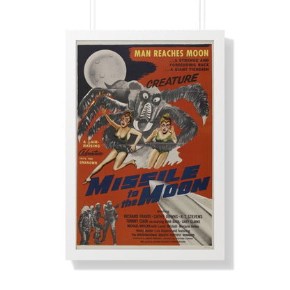 MISSILE TO THE MOON 1958 - Framed Movie Poster-20" x 30"-The Sticker Space