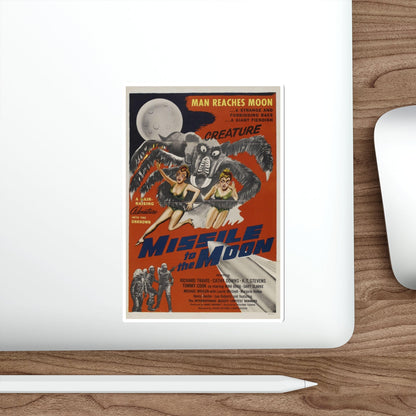 MISSILE TO THE MOON 1958 Movie Poster STICKER Vinyl Die-Cut Decal-The Sticker Space