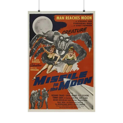 MISSILE TO THE MOON 1958 - Paper Movie Poster 24″ x 36″ Matte - The Sticker Space