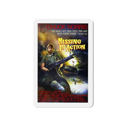 MISSING IN ACTION 1984 Movie Poster - Refrigerator Magnet - The Sticker Space