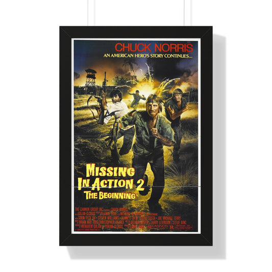 MISSING IN ACTION 2 1985 - Framed Movie Poster-16″ x 24″-The Sticker Space