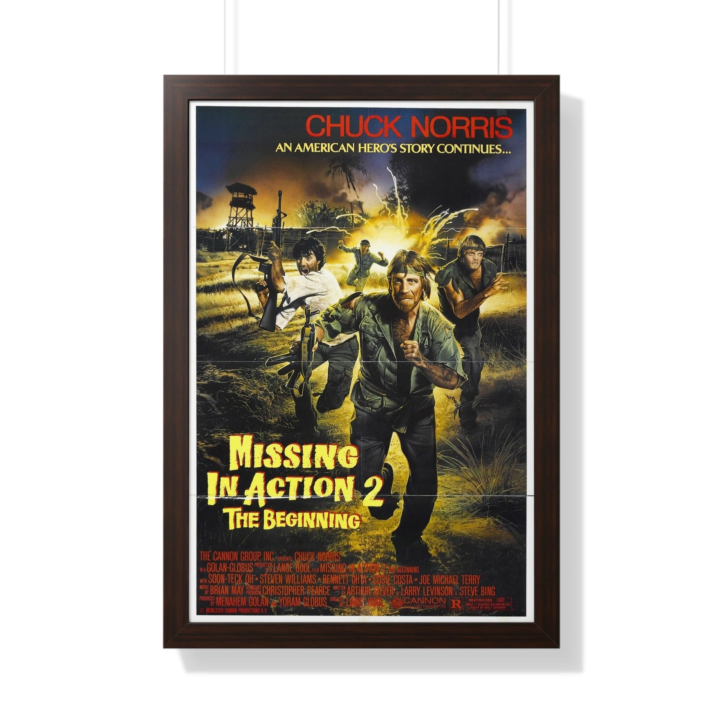 MISSING IN ACTION 2 1985 - Framed Movie Poster-20" x 30"-The Sticker Space