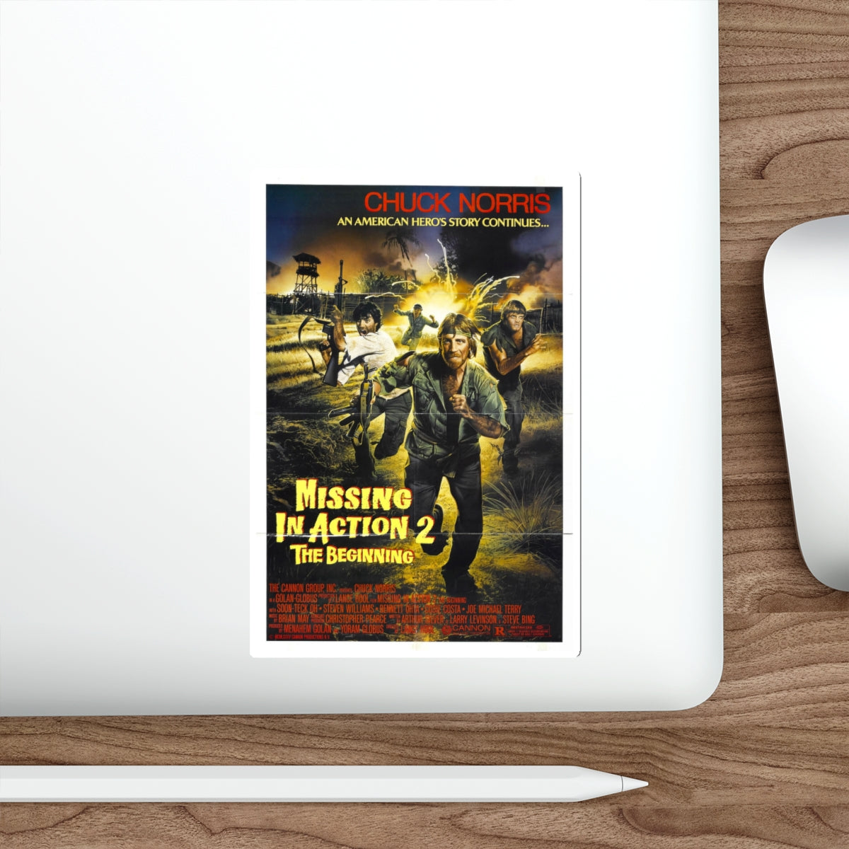 MISSING IN ACTION 2 1985 Movie Poster STICKER Vinyl Die-Cut Decal-The Sticker Space