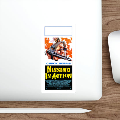 MISSING IN ACTION (ITALIAN) 1984 Movie Poster STICKER Vinyl Die-Cut Decal-The Sticker Space