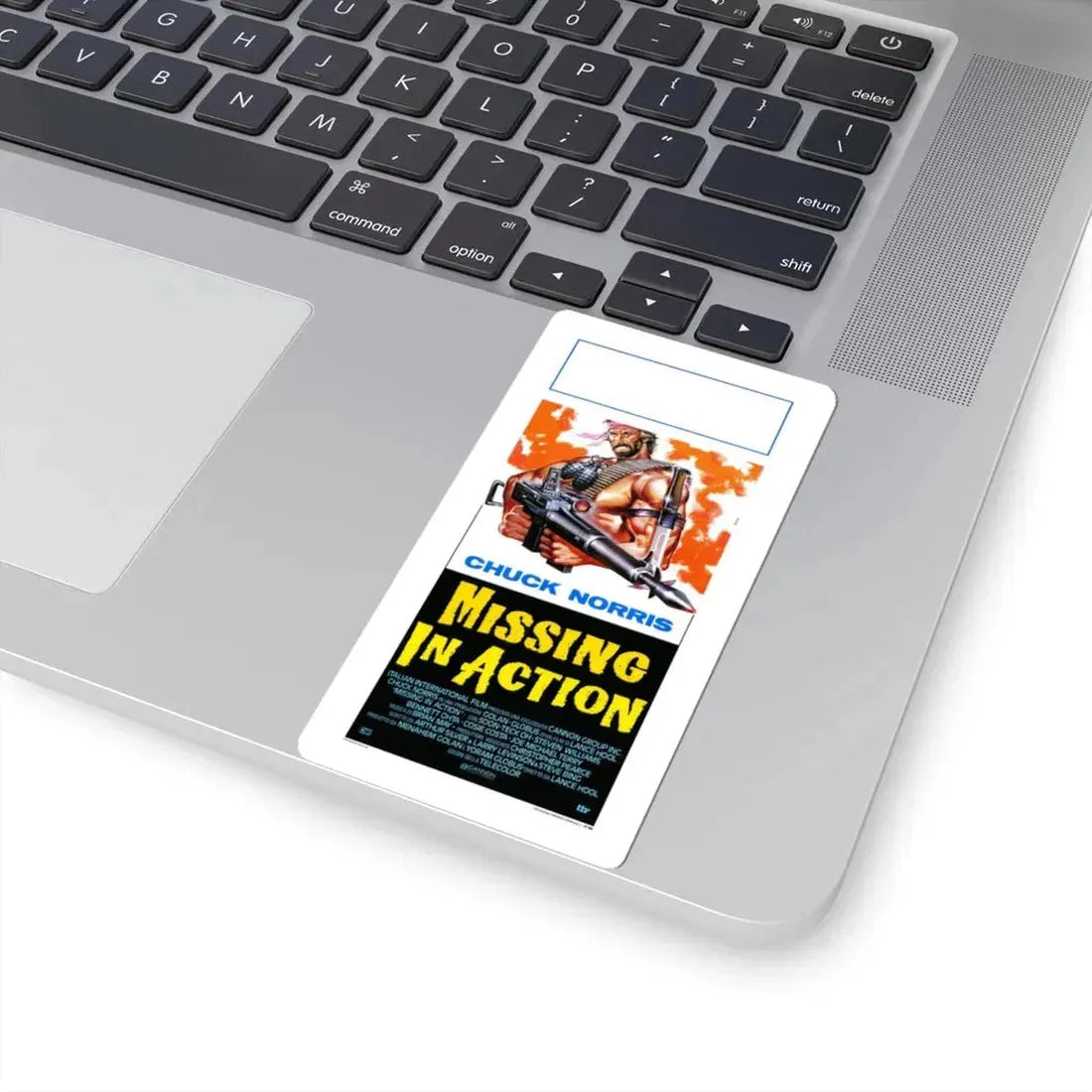 MISSING IN ACTION (ITALIAN) 1984 Movie Poster - STICKER Vinyl Kiss-Cut Decal - The Sticker Space