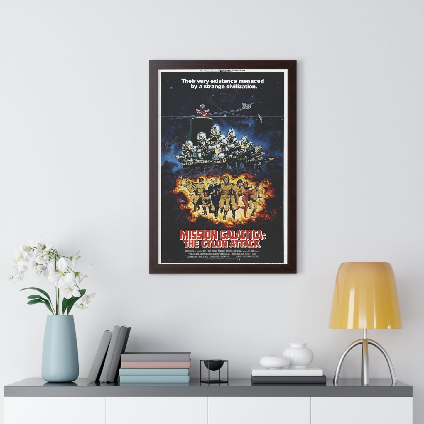 MISSION GALACTICA 1979 - Framed Movie Poster-The Sticker Space