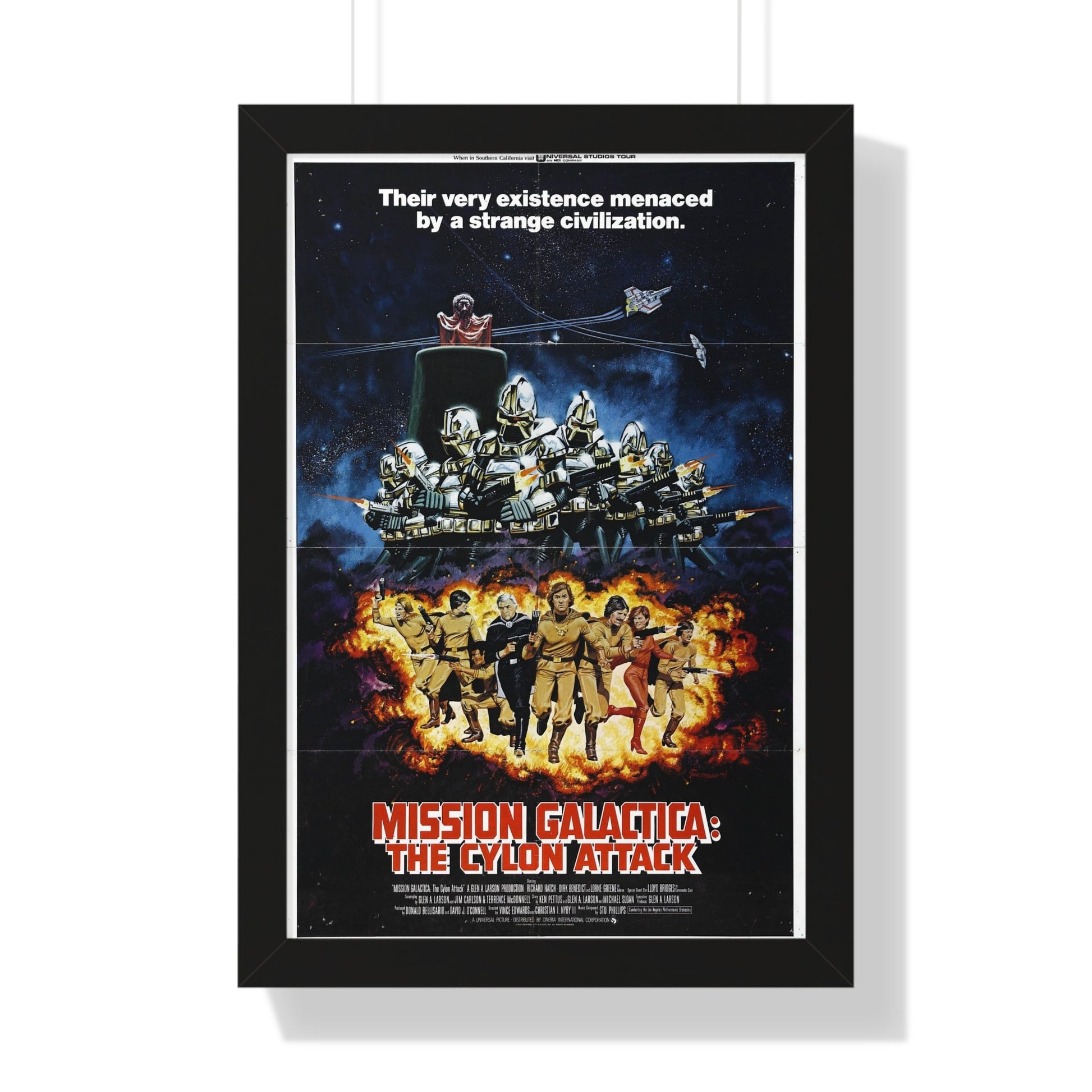 MISSION GALACTICA 1979 - Framed Movie Poster-16″ x 24″-The Sticker Space