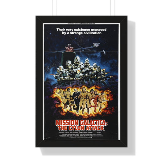 MISSION GALACTICA 1979 - Framed Movie Poster-16″ x 24″-The Sticker Space