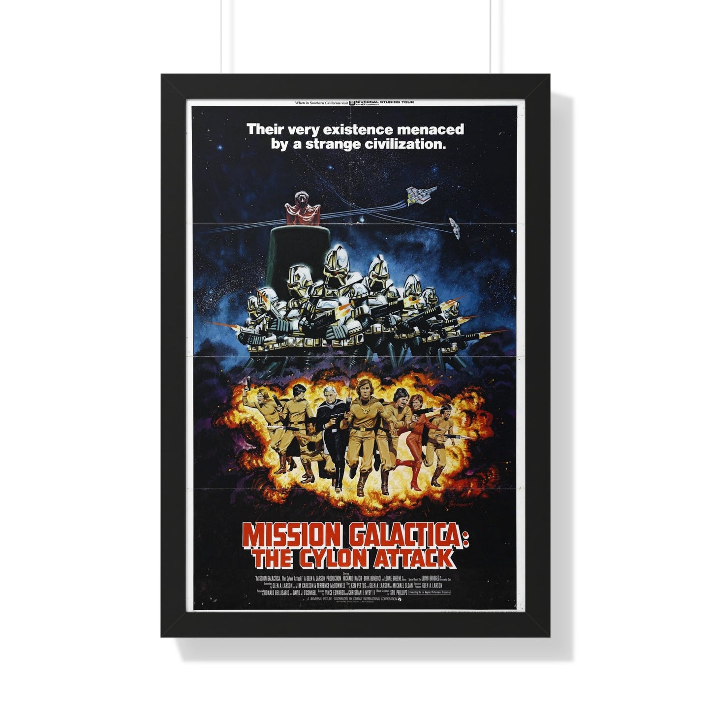 MISSION GALACTICA 1979 - Framed Movie Poster-20" x 30"-The Sticker Space