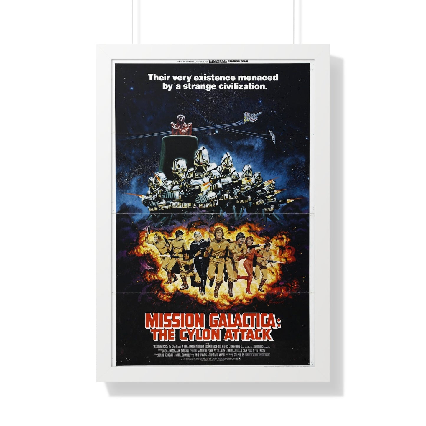 MISSION GALACTICA 1979 - Framed Movie Poster-20" x 30"-The Sticker Space