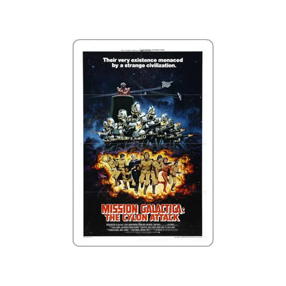 MISSION GALACTICA 1979 Movie Poster STICKER Vinyl Die-Cut Decal - The Sticker Space