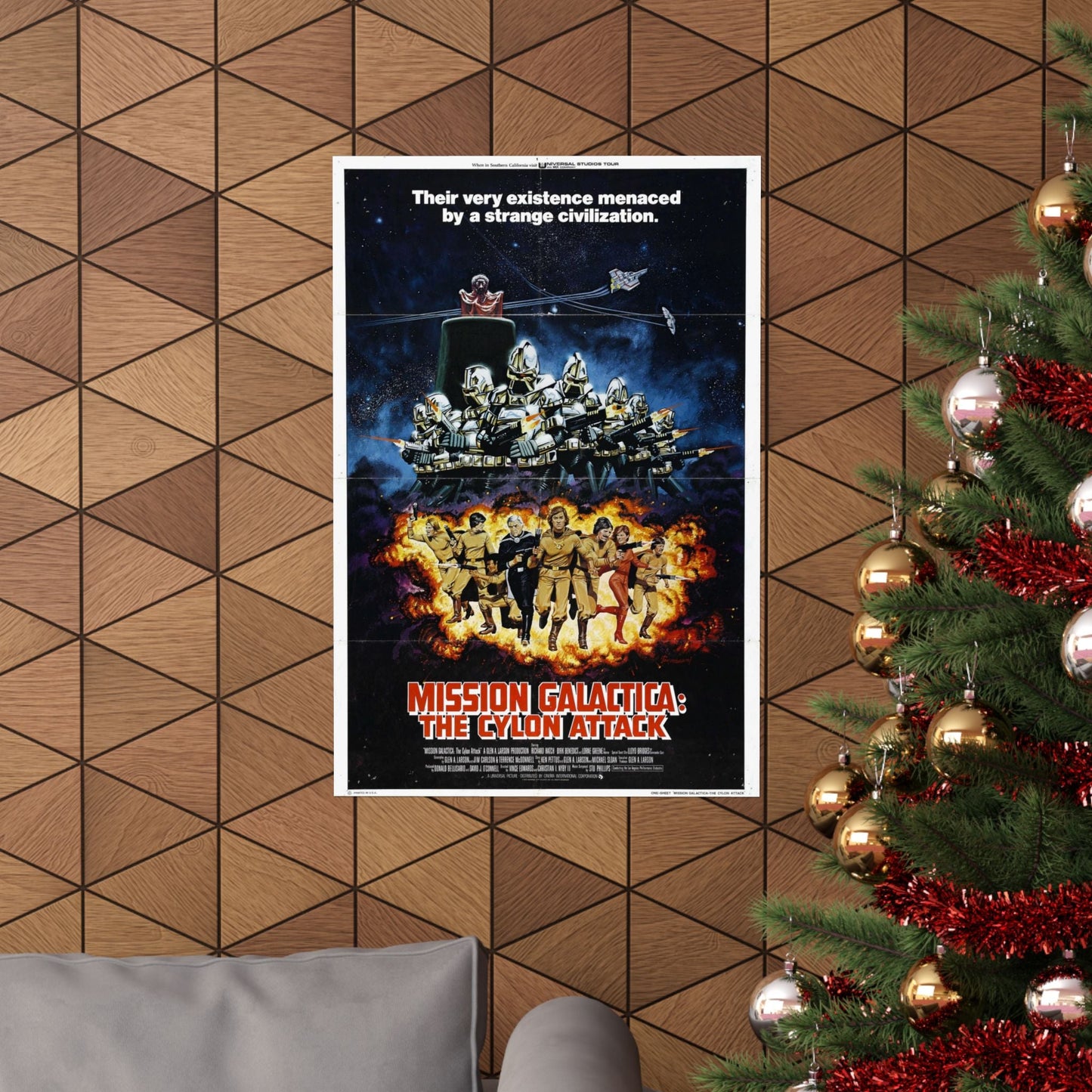 MISSION GALACTICA 1979 - Paper Movie Poster-The Sticker Space