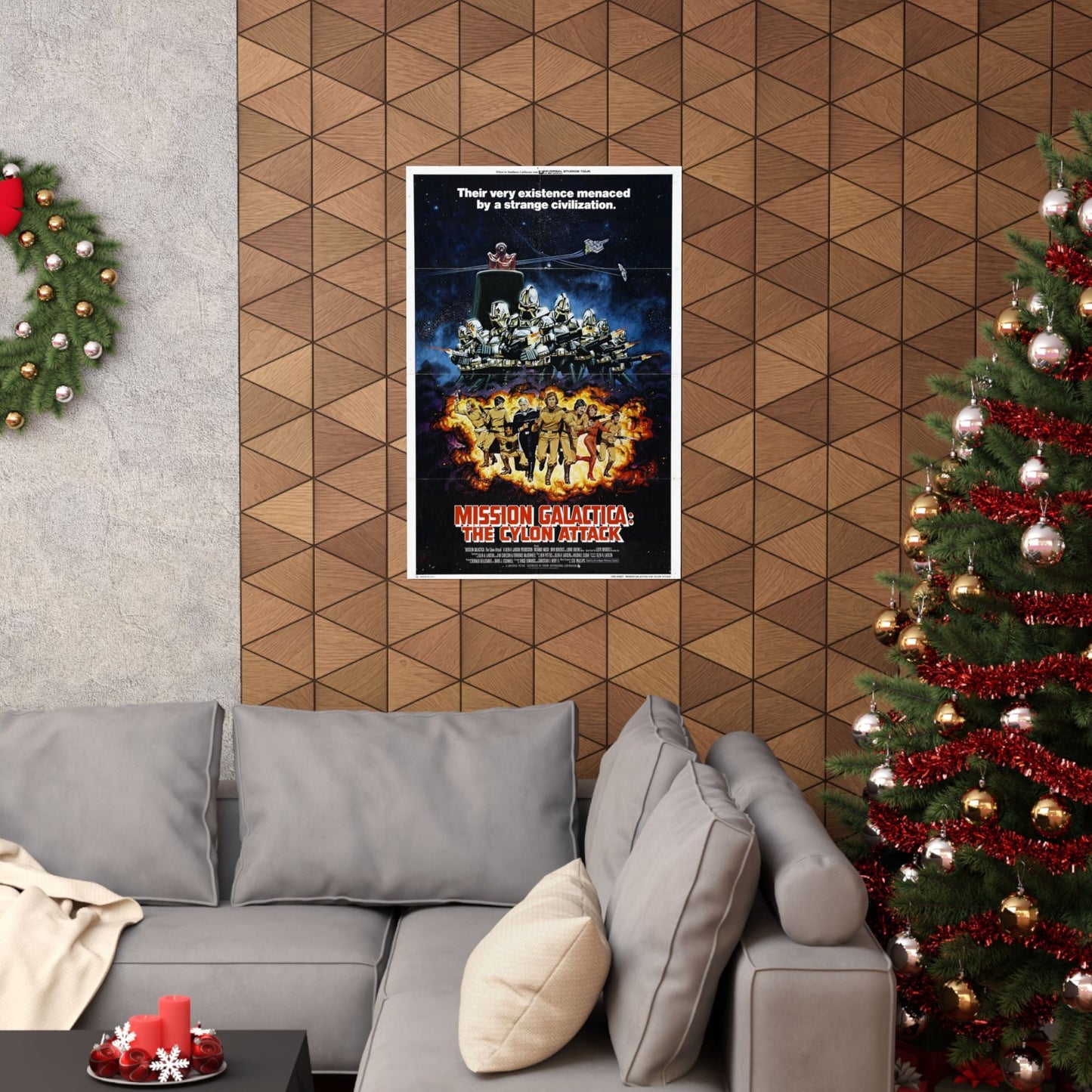 MISSION GALACTICA 1979 - Paper Movie Poster-The Sticker Space