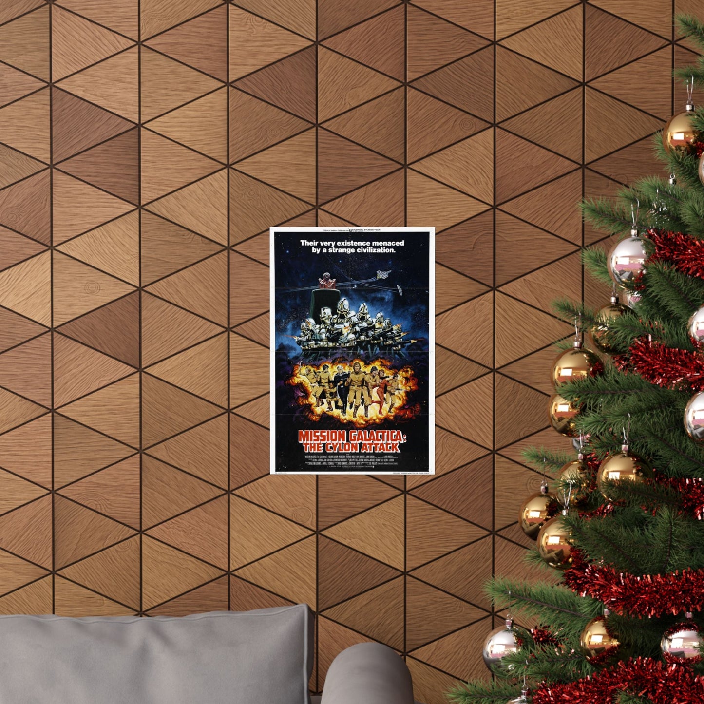 MISSION GALACTICA 1979 - Paper Movie Poster-The Sticker Space