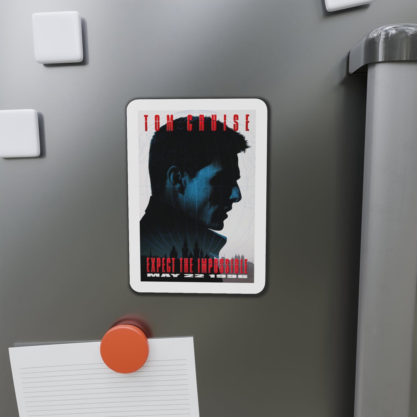 Mission Impossible 1996 Movie Poster Die-Cut Magnet-The Sticker Space