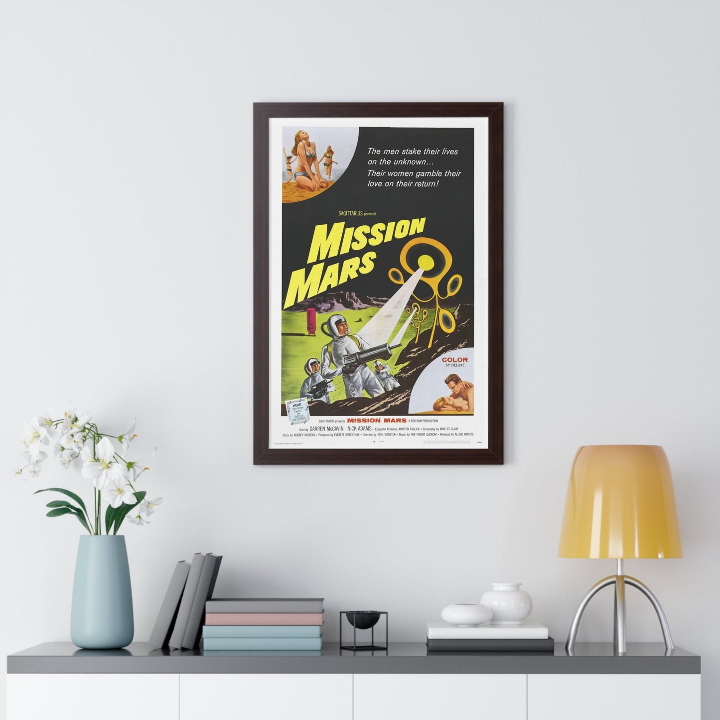 MISSION MARS 1968 - Framed Movie Poster-The Sticker Space