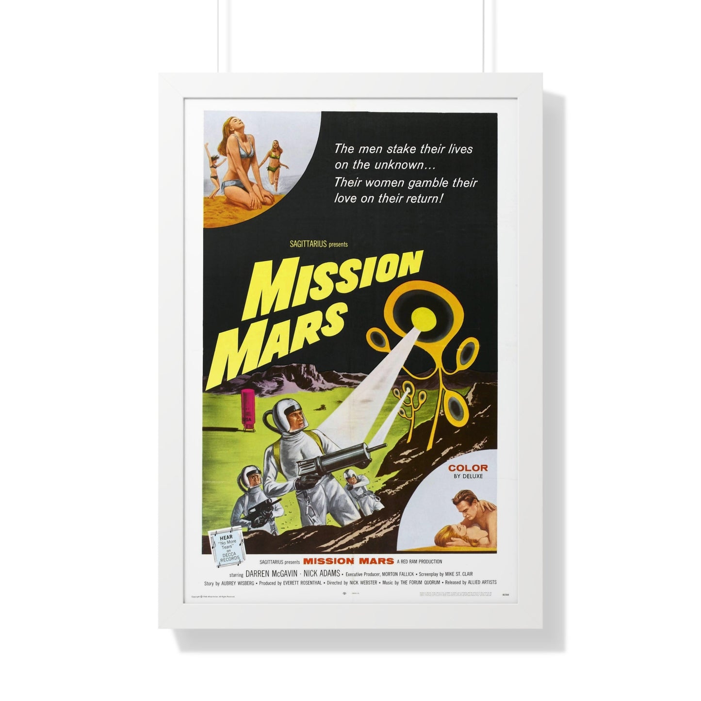 MISSION MARS 1968 - Framed Movie Poster-20" x 30"-The Sticker Space