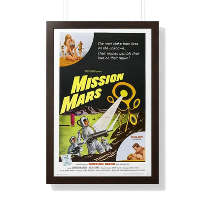 MISSION MARS 1968 - Framed Movie Poster - The Sticker Space