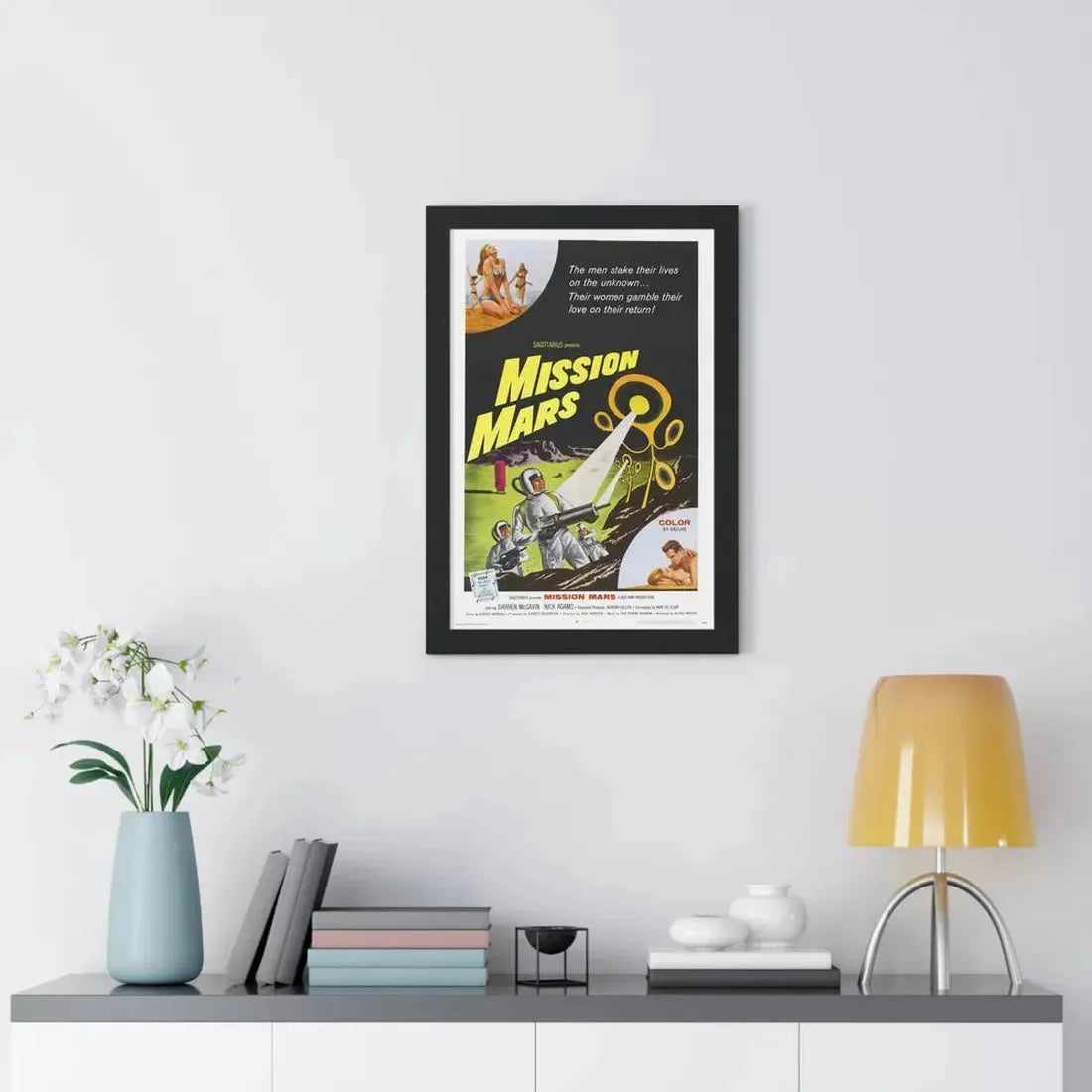 MISSION MARS 1968 - Framed Movie Poster - The Sticker Space