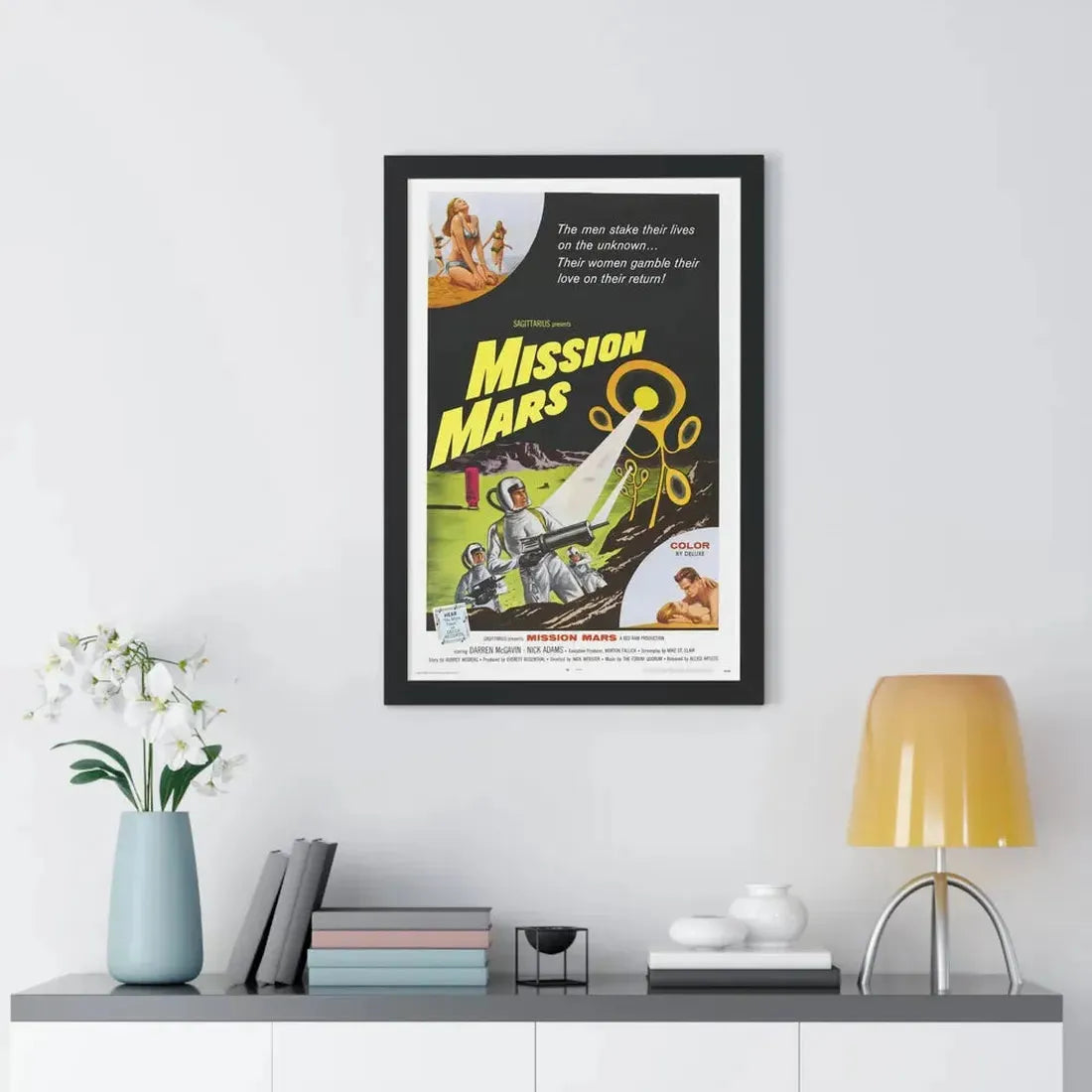MISSION MARS 1968 - Framed Movie Poster - The Sticker Space