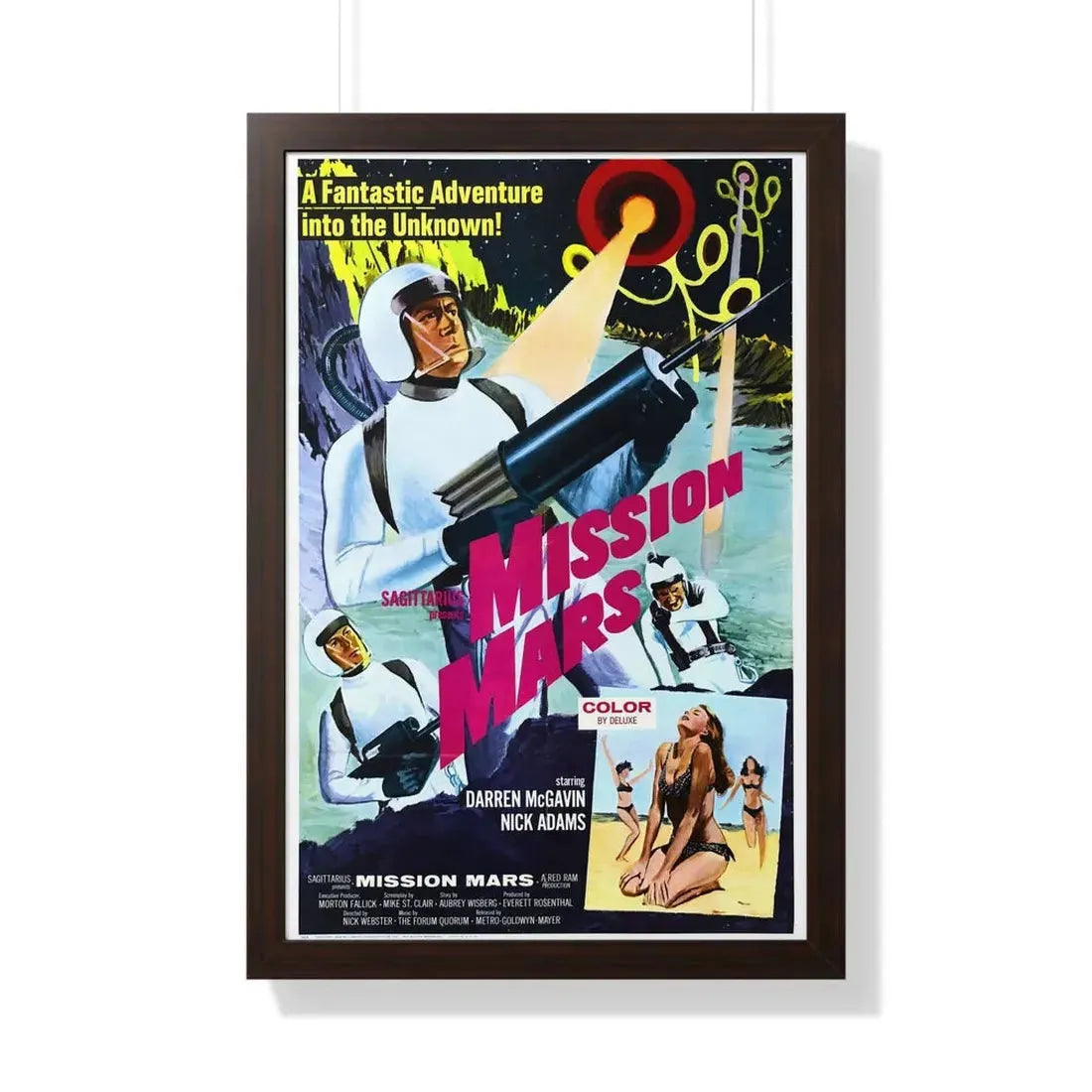 MISSION MARS (2) 1968 - Framed Movie Poster - The Sticker Space