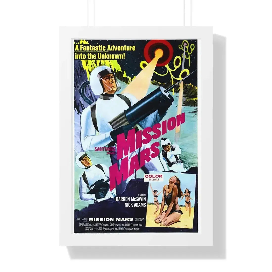 MISSION MARS (2) 1968 - Framed Movie Poster - The Sticker Space
