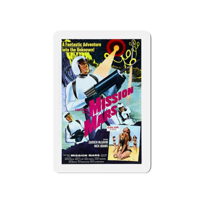 MISSION MARS (2) 1968 Movie Poster - Refrigerator Magnet-3" x 3"-The Sticker Space