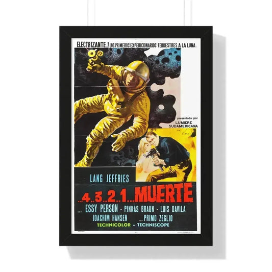 MISSION STARDUST 1967 - Framed Movie Poster 16″ x 24″ Black - The Sticker Space