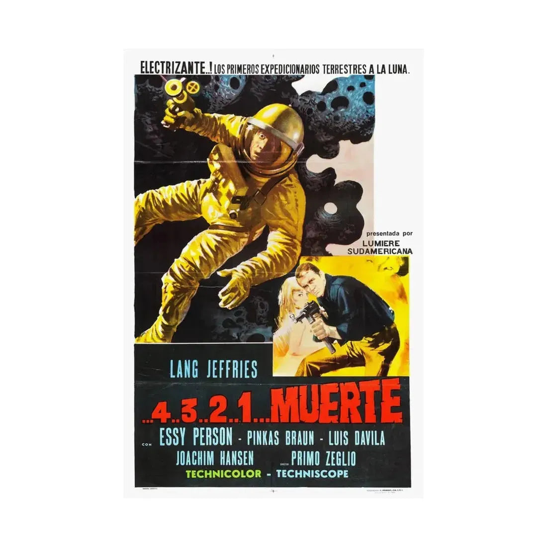 MISSION STARDUST 1967 - Paper Movie Poster - The Sticker Space