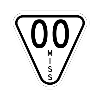 Mississippi 00 1948 (Mississippi) (Road Sign) STICKER Vinyl Kiss-Cut Decal 2 Inch White - The Sticker Space