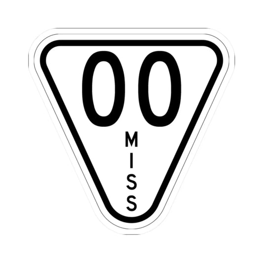 Mississippi 00 1948 (Mississippi) (Road Sign) STICKER Vinyl Kiss-Cut Decal 2 Inch White - The Sticker Space