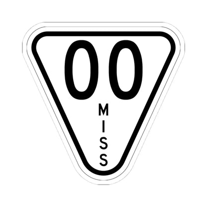 Mississippi 00 1948 (Mississippi) (Road Sign) STICKER Vinyl Kiss-Cut Decal 4 Inch White - The Sticker Space