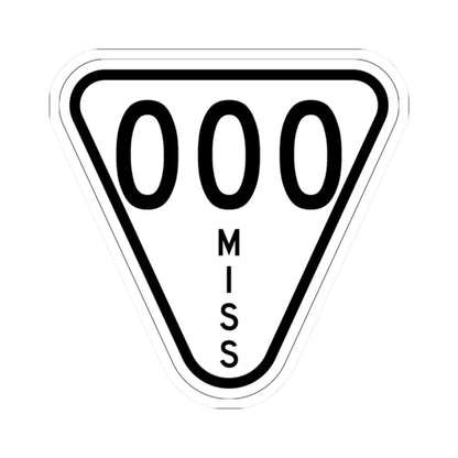 Mississippi 000 1948 (Mississippi) (Road Sign) STICKER Vinyl Kiss-Cut Decal 2 Inch White - The Sticker Space