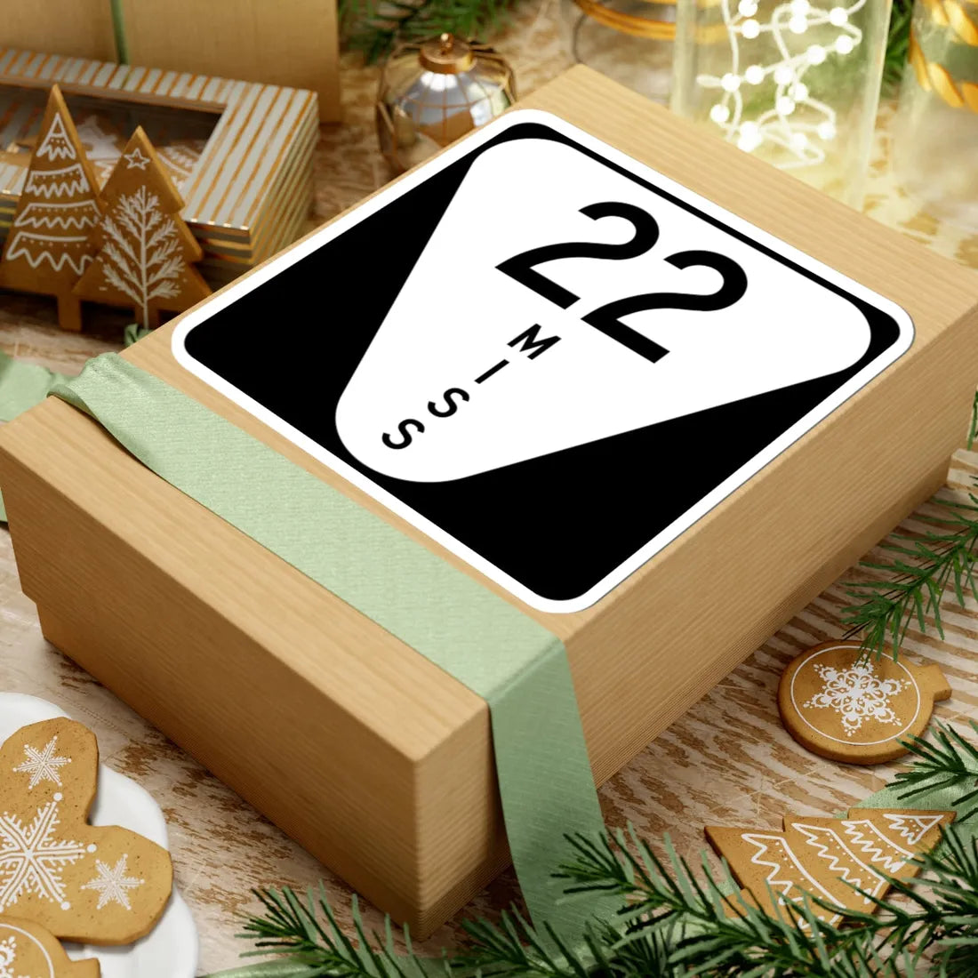 Mississippi 22 (Mississippi) (Road Sign) STICKER Vinyl Kiss-Cut Decal - The Sticker Space