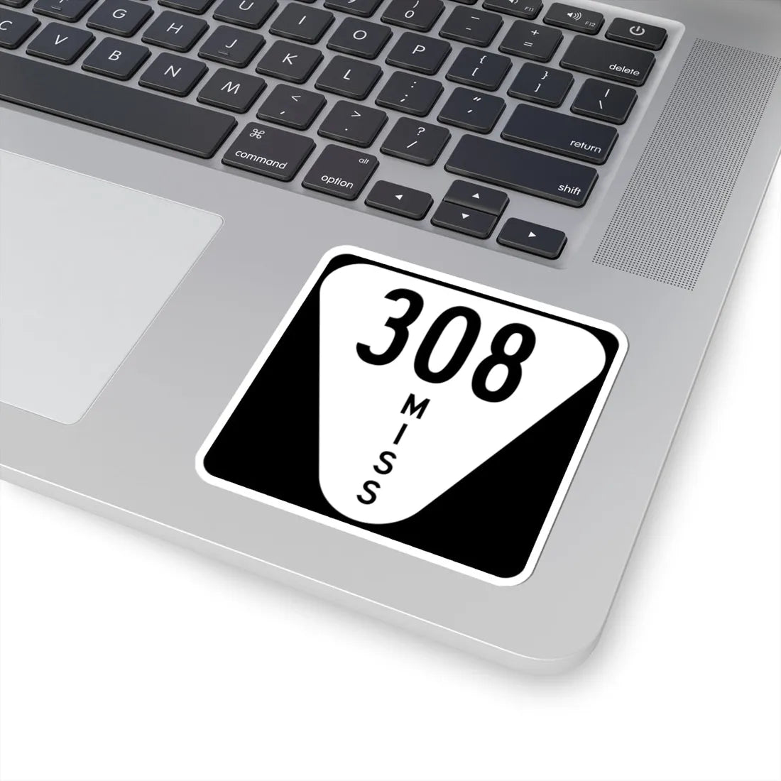 Mississippi 308 (Mississippi) (Road Sign) STICKER Vinyl Kiss-Cut Decal - The Sticker Space