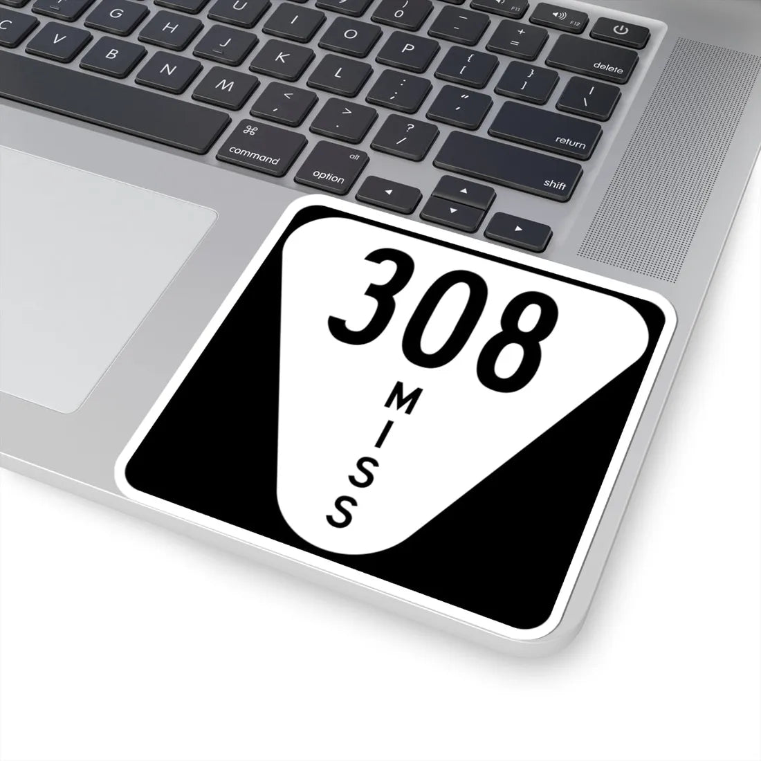 Mississippi 308 (Mississippi) (Road Sign) STICKER Vinyl Kiss-Cut Decal - The Sticker Space