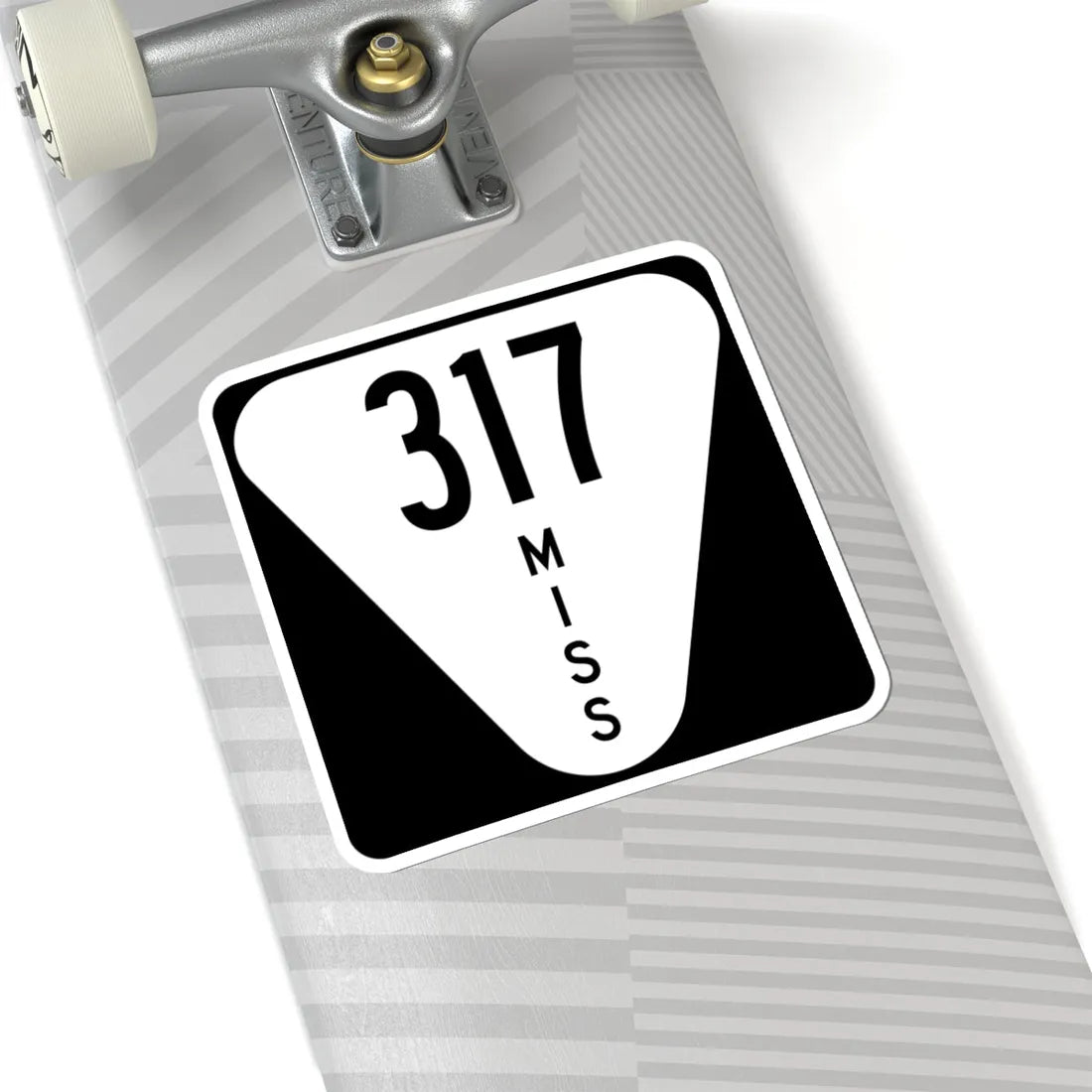 Mississippi 317 (Mississippi) (Road Sign) STICKER Vinyl Kiss-Cut Decal - The Sticker Space