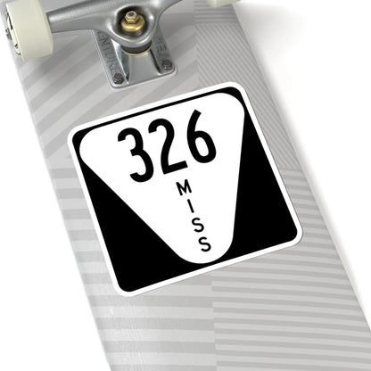 Mississippi 326 (Mississippi) (Road Sign) STICKER Vinyl Kiss-Cut Decal - The Sticker Space