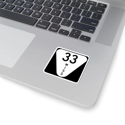 Mississippi 33 (Mississippi) (Road Sign) STICKER Vinyl Kiss-Cut Decal - The Sticker Space