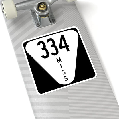 Mississippi 334 (Mississippi) (Road Sign) STICKER Vinyl Kiss-Cut Decal - The Sticker Space